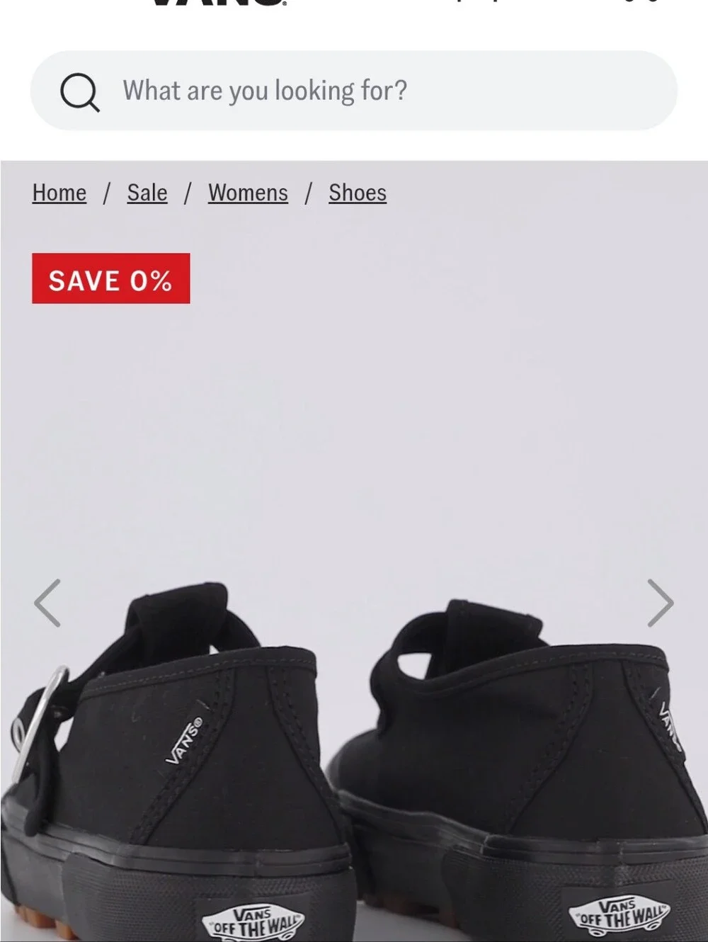 Vans Black Canvas Mary Jane Strap Shoes Style 93